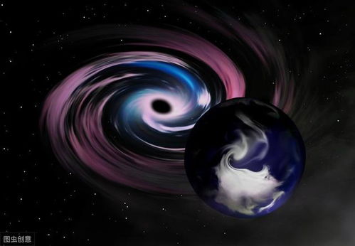 宇宙中的黑洞是什么样子的